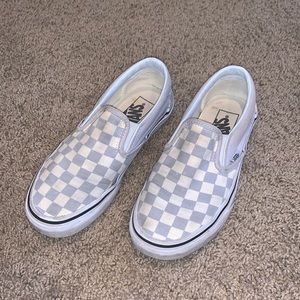checkered slip on vans